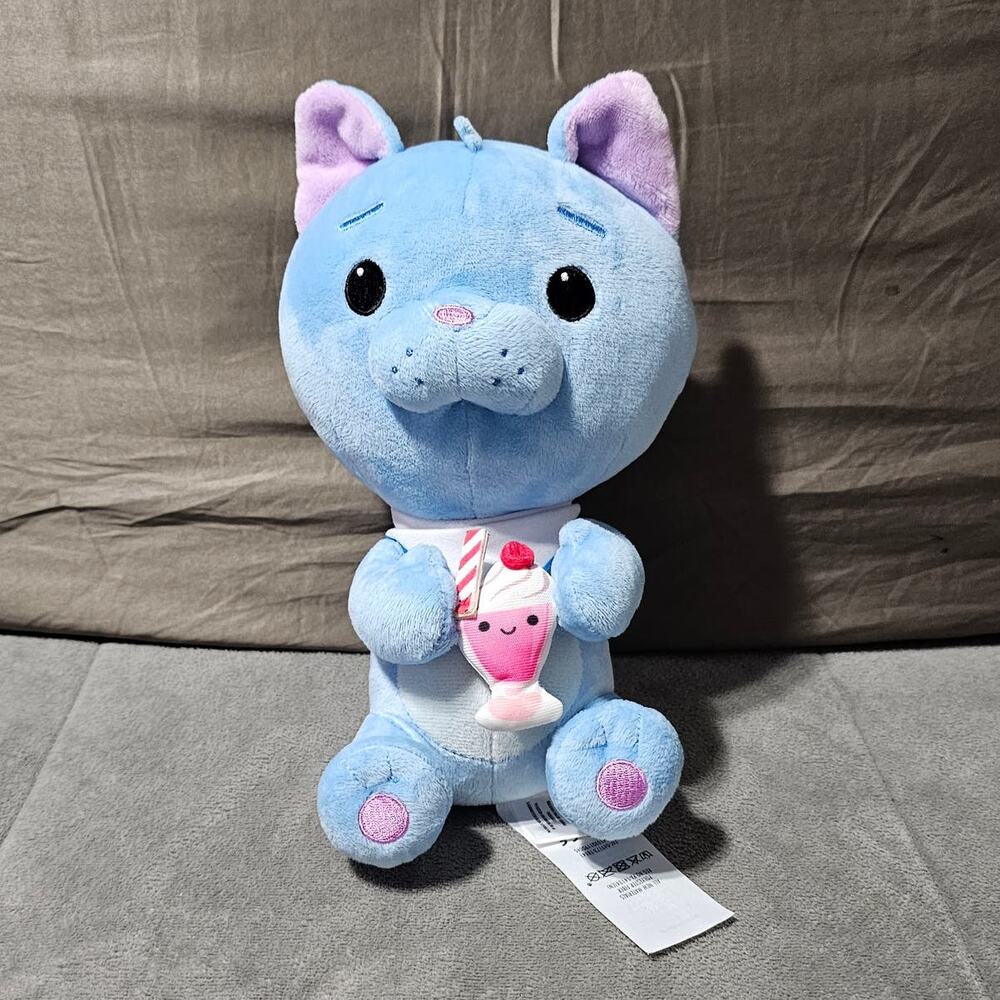 Disney Ralph Breaks The Internet Puddles The Cat Plush Blue Sundae